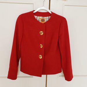 Tory Burch Red Marisa Jacket
